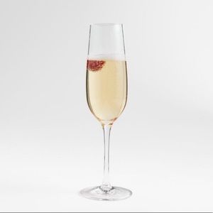 Crate & Barrel Acrylic Champagne Glasses, set of 8